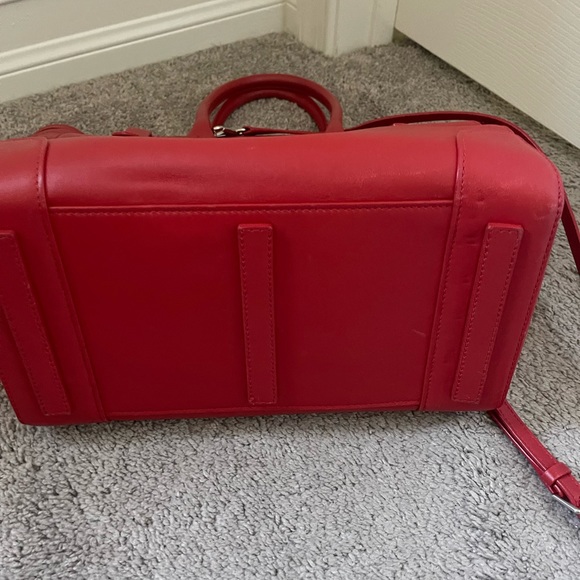 Ralph Lauren Ricky Red Leather Tote - Picture 9 of 13